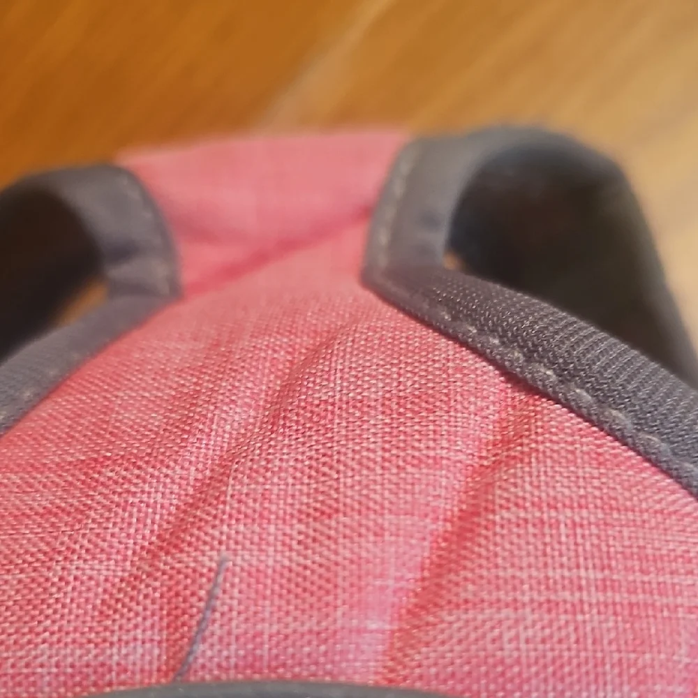 Pink & Grey Reflective Pet Harness Size Xsmall